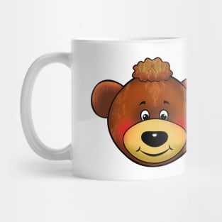 Cute teddy bear baby bear smiley hand drawn, kind, beautiful gifts for children collection Mug